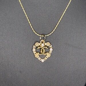 CC Gold Heart Charm/zipper pull